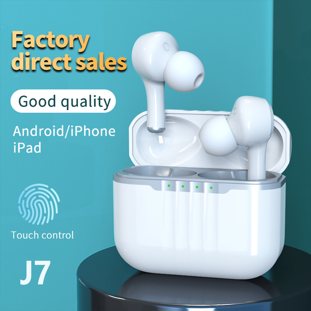 J7---Top Seller Gaming Headset Wireless Ear buds Airbuds ANC ENC Noise Cancelling J7 Earbuds Headphone