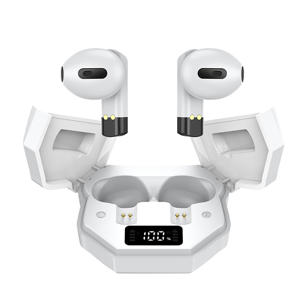 F72---Top selling F72 Wireless Digital Display TWS BT 5.2 Earbuds Low Latency Touch Control Gaming Headset Earphone