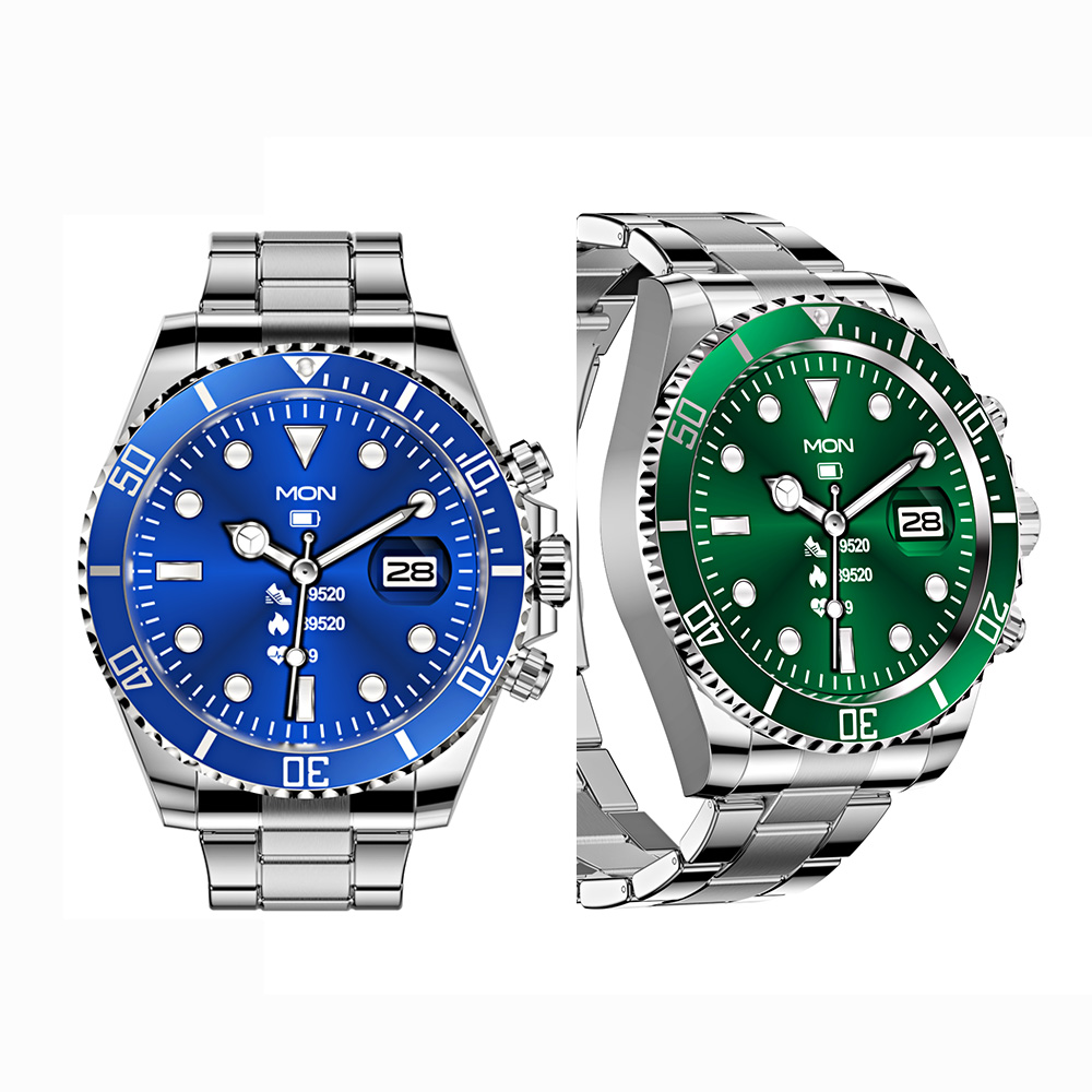 AW12---Business Luxury fashion multifunctional BT CALL reloj stainless steel AW12 pro smartwatch rotatable smart watch AW12