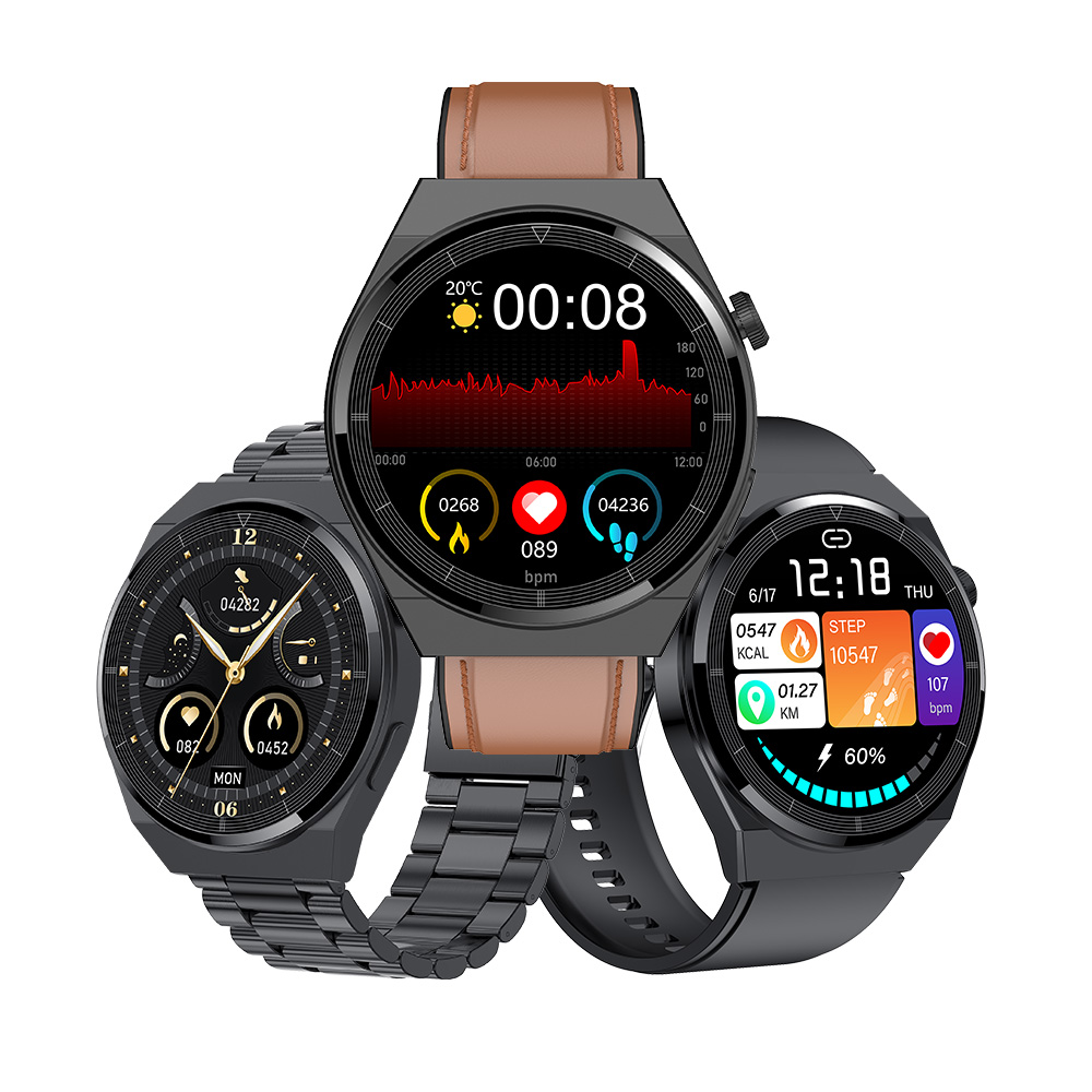 T88---Smart watch manufacturer outlet T88 steel TPU leather fitness watch band 70 Exercise Sport phone BT calling smartwatch