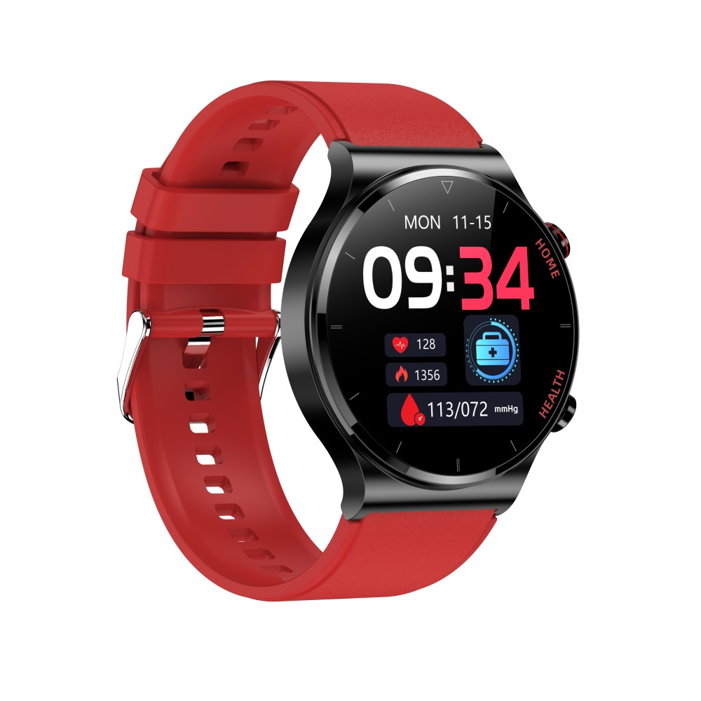 E300---Medical anti-hypertension diabetes red laser light health therapy physiotherapy lamp laser smart watch wrist band