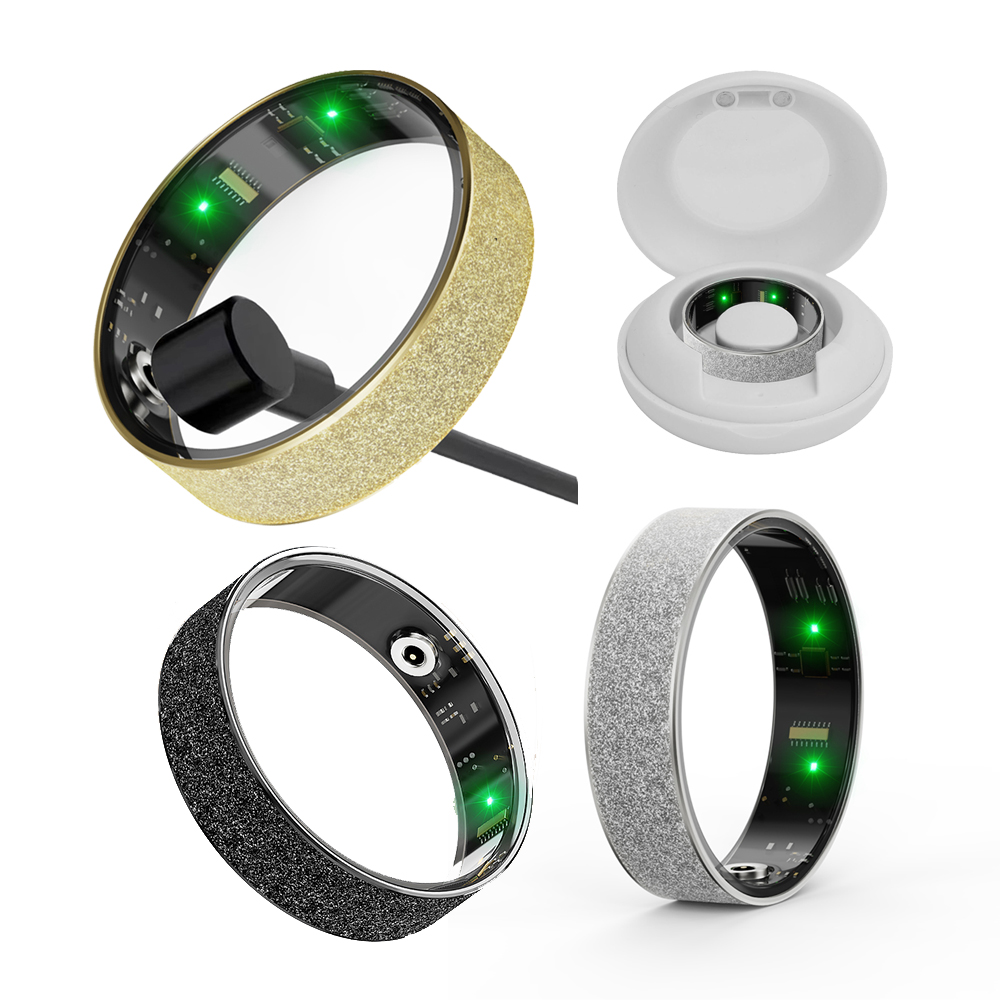 Vring-3---Vanssa factory Wholesale titanium silver gold ntag215 NFC multifunctional smartring adjustable nfc sports health smart ring