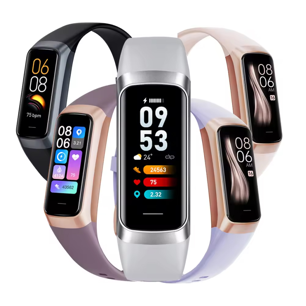 C60--- AMOLED Wearable digital smart watch device sport health care tracker smartwatch bracelet health monitor smart watch band C60