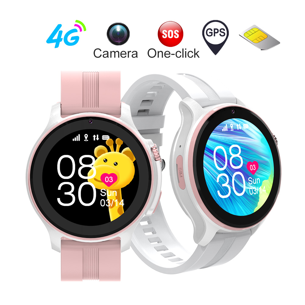 LT46---Kids Smart Watch SOS Calling Camera Video Chat Waterproof Smart Phone Watch 4G GPS Tracker Smartwatch