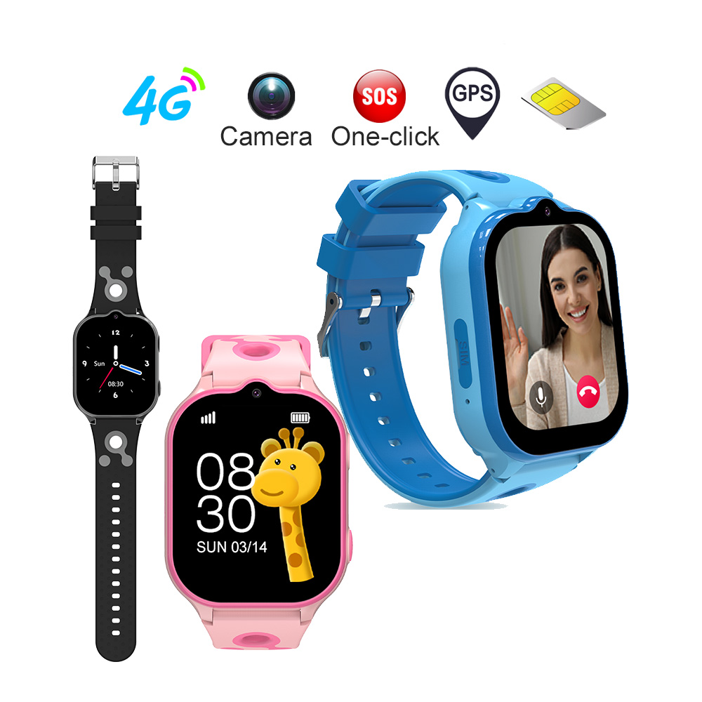 LT52--- LT52E 2.01 inch screen 950 mAH Battery children sim card GPS Location SOS Camera 4G Video Call voice chat kid smart watch LT52