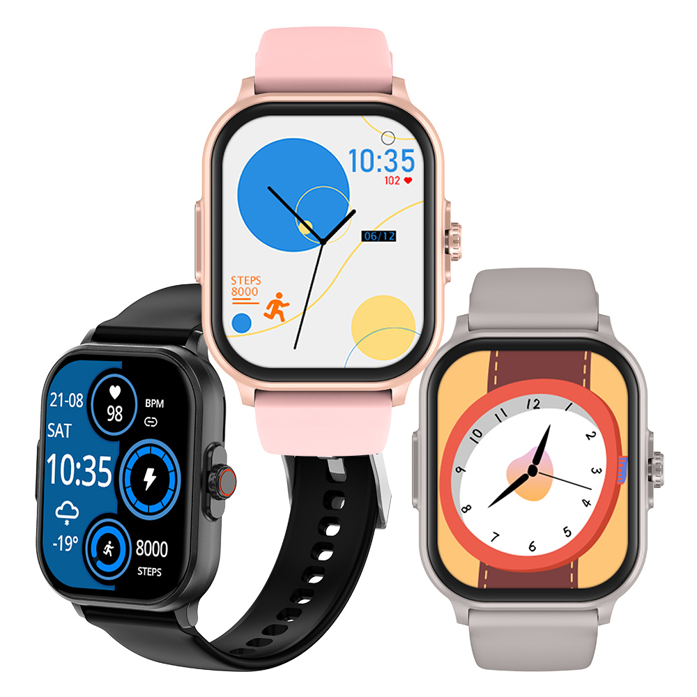 E02---Vanssa Factory price E02 BT call phone talking reloj intelligent sports bracelet smartwatch ECG health smart watch E02
