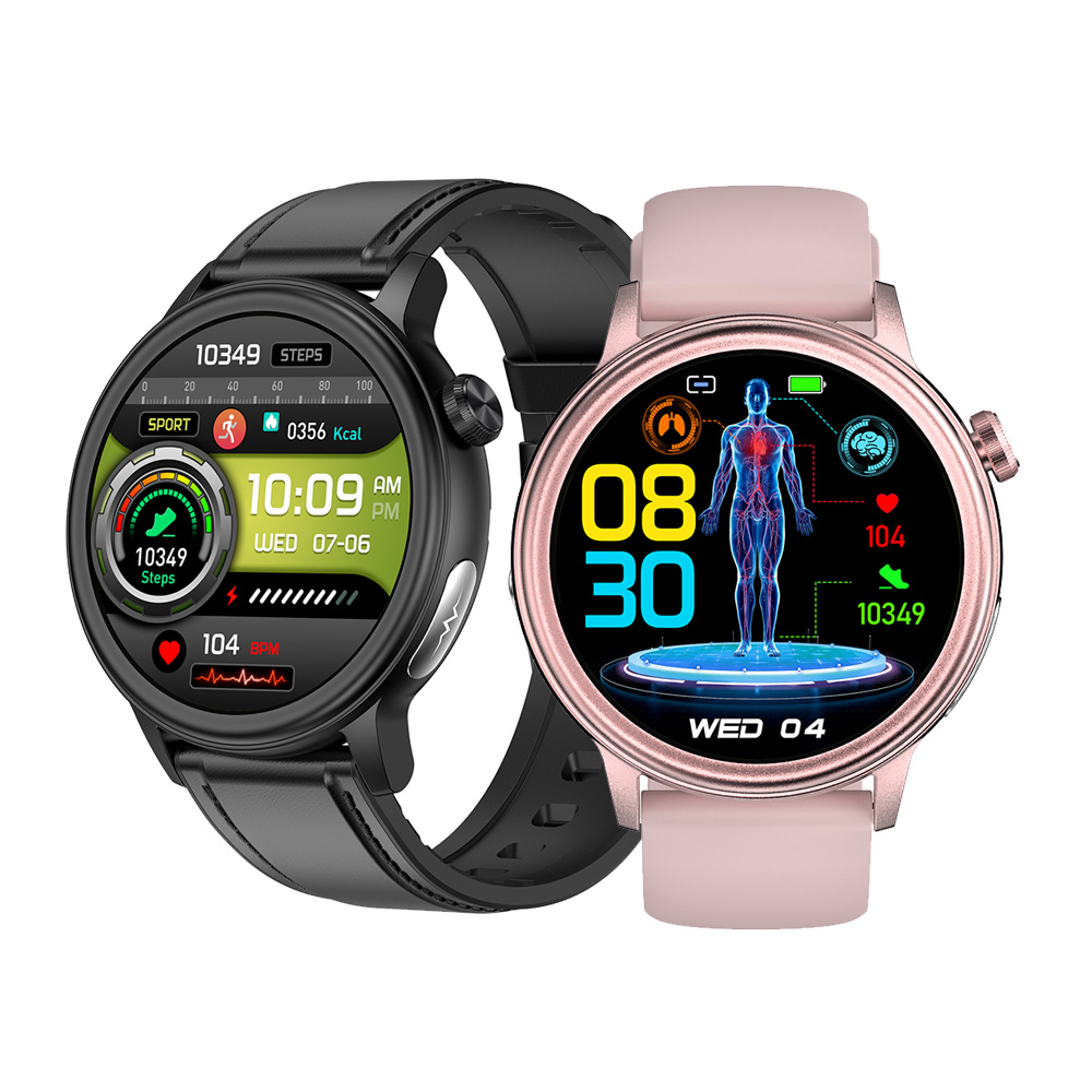 ET470---BT call phone talking sleep HRV ECG blood Health monitoring sport fitness ET470 health smartwatch ECG smart watch ET470