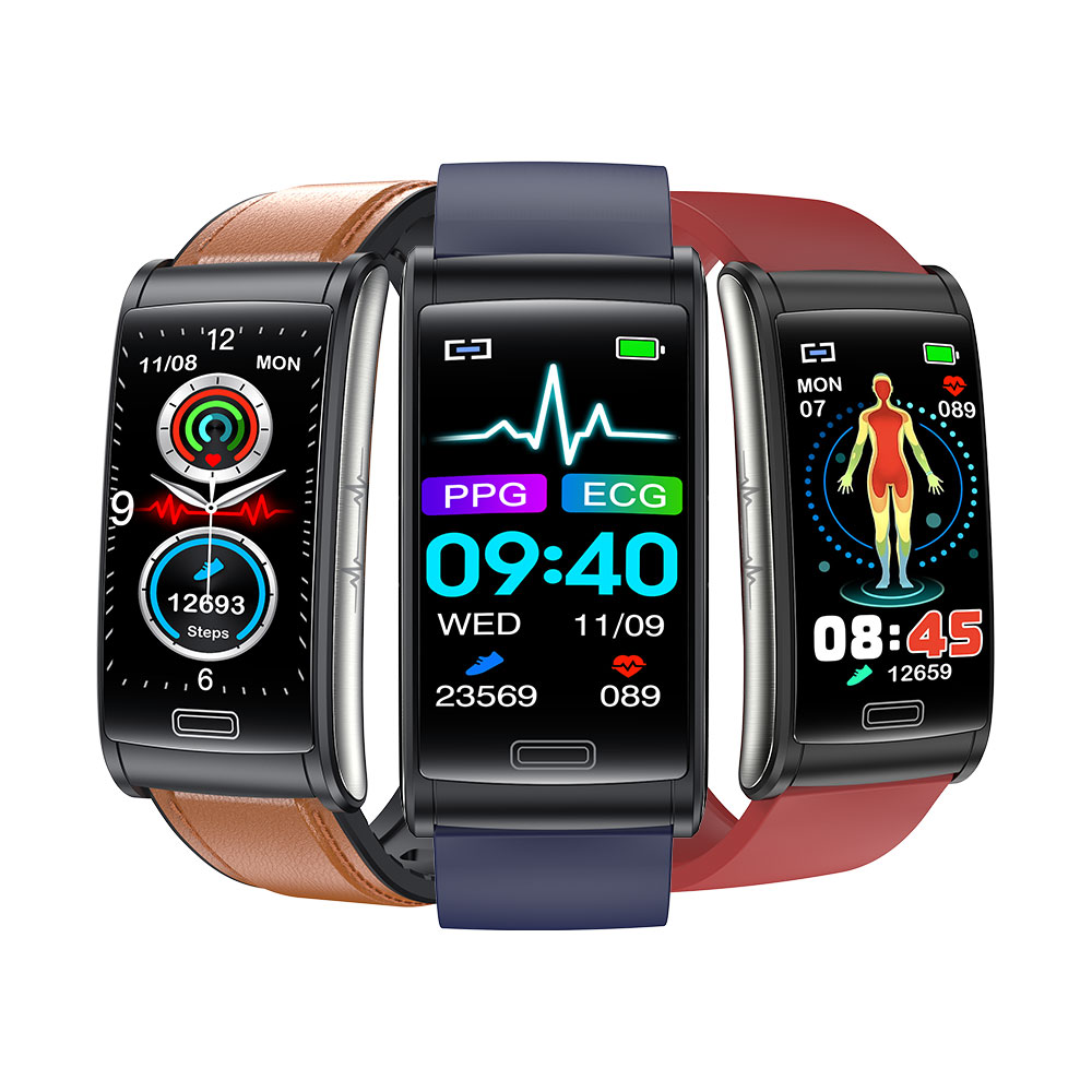 E600 Blood glucose+ECG PPG health smart watch band