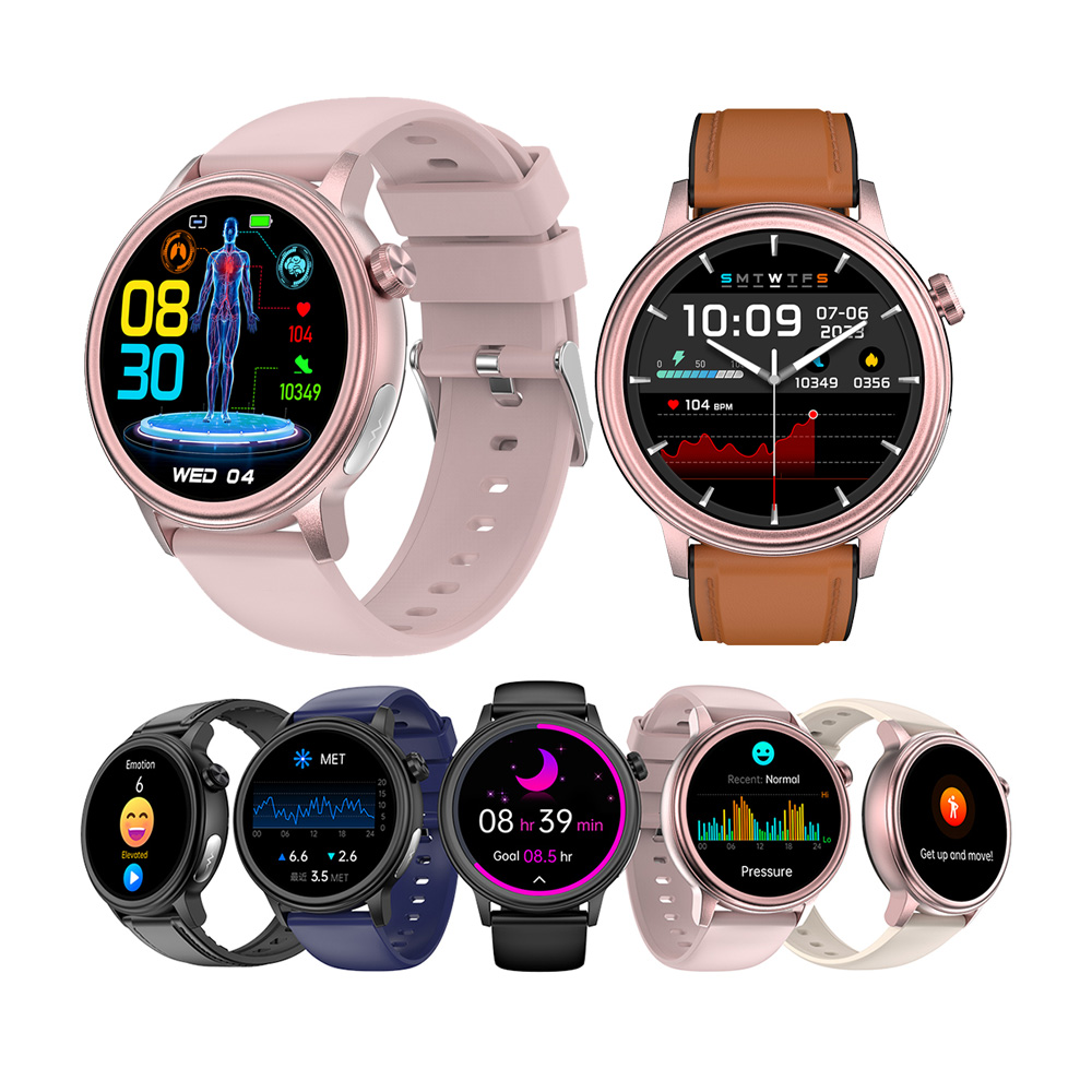 ET470 ---woman ecg blood health smart watch