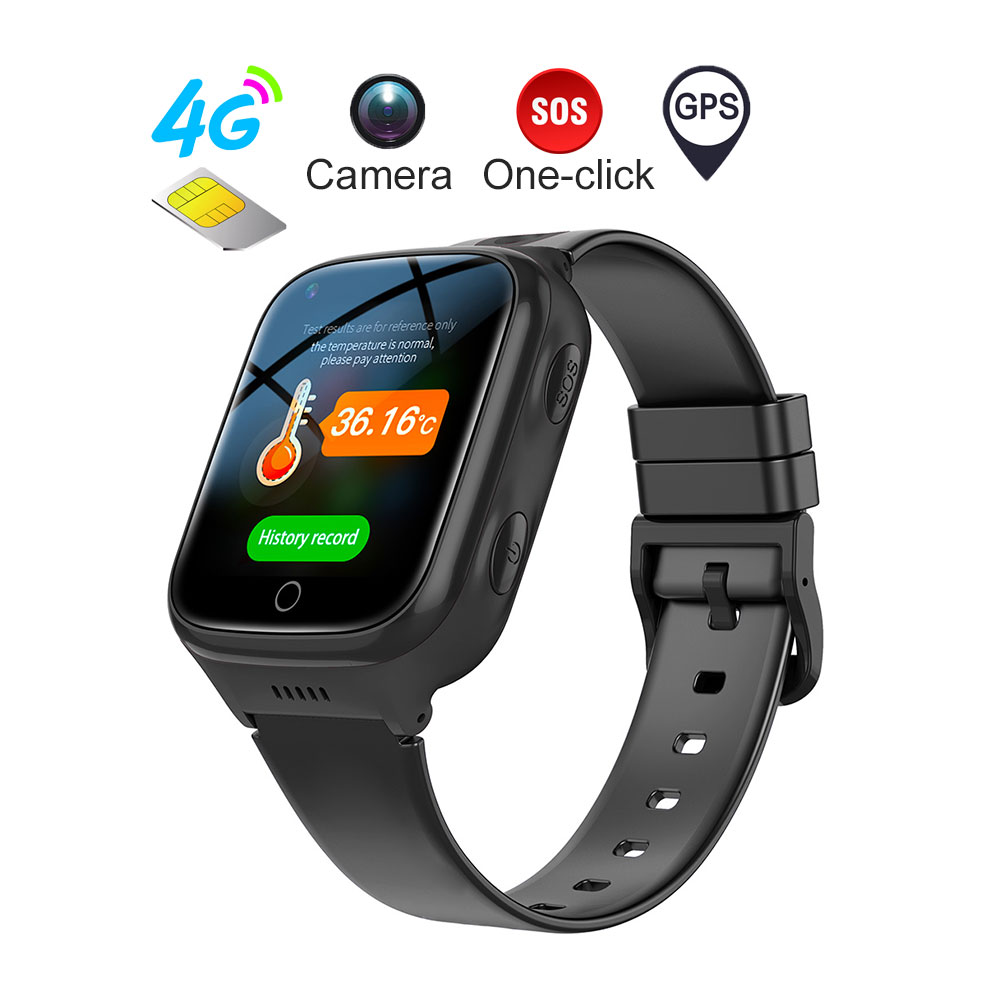 K9L--- 4g sim card gps elder kid health safety Smart watch