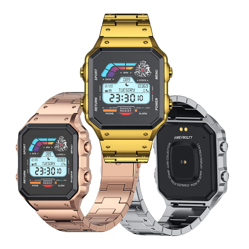 AW38--- Steel Mechanical Rotate Fashion smart watch