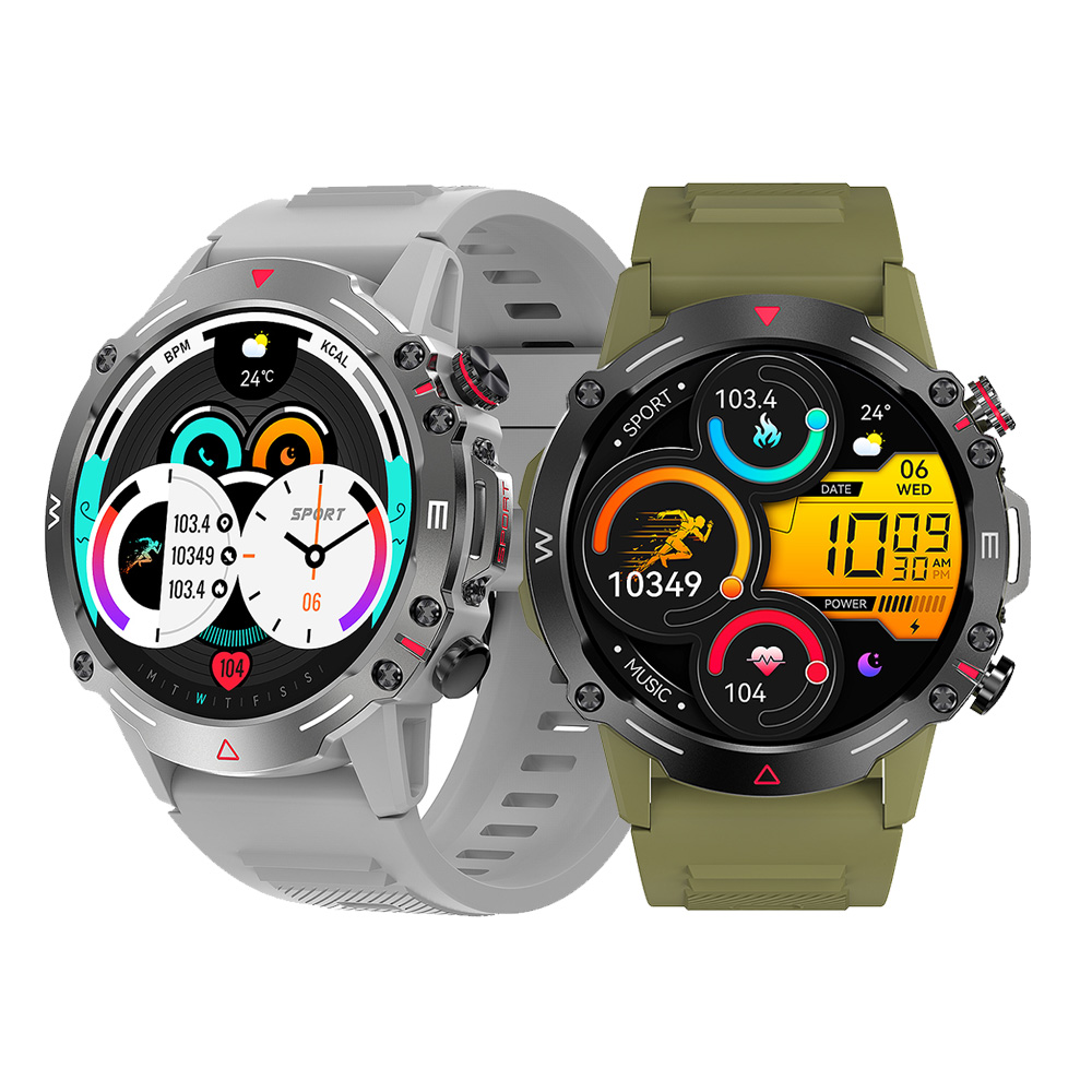 HK87---FitCloudPro app control AMOLED screen BT call phone HK87 smartwatch NFC outdoor sport fitness tracker smart watch HK87