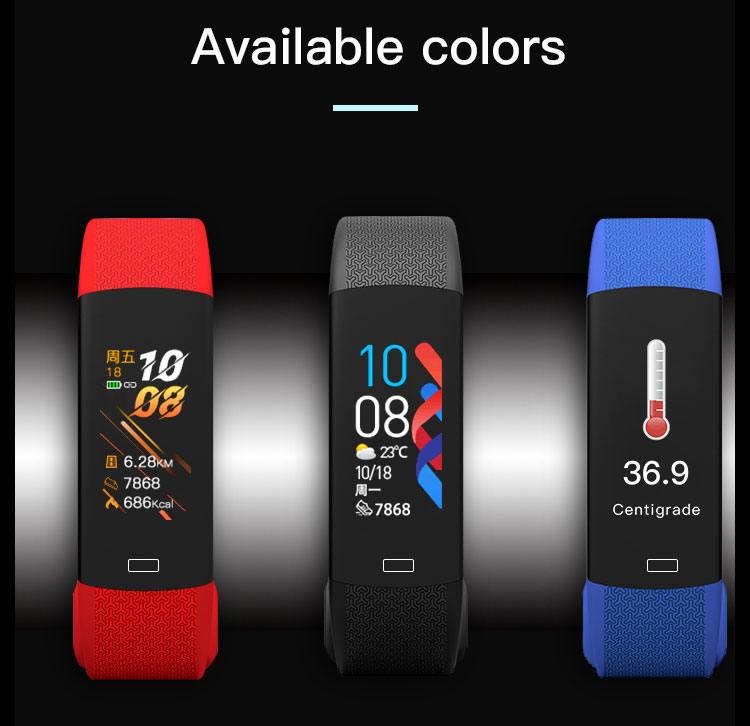 B6WOEM personalized smart health sports fitness temperature data
