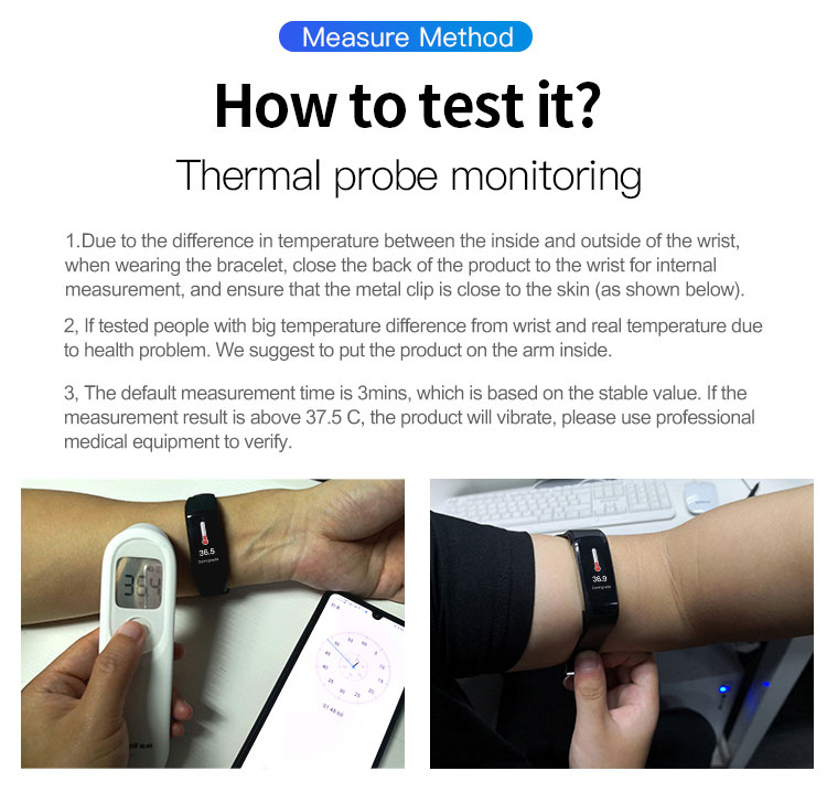 B6WOEM personalized smart health sports fitness temperature data
